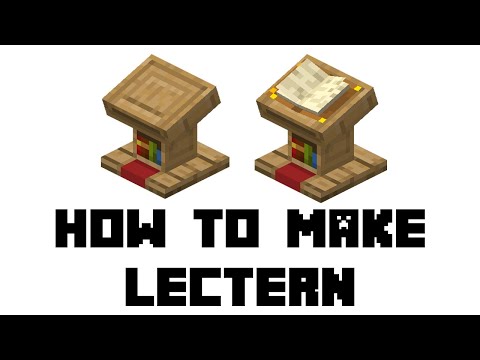 Minecraft: How to Make Lectern
