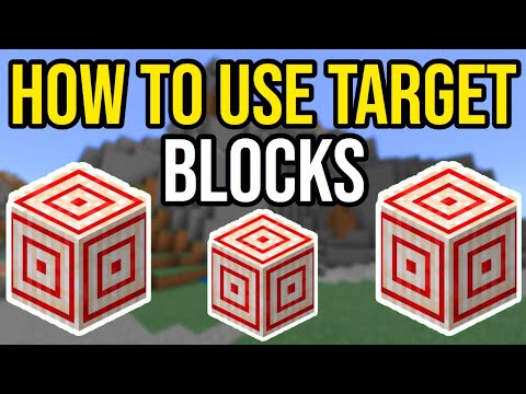 How To Use The Target Block In Minecraft