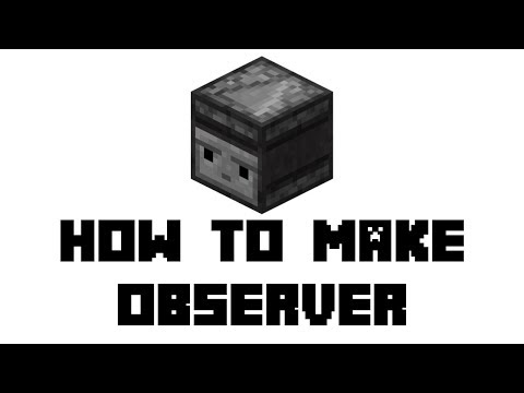 Minecraft: How to Make Observer