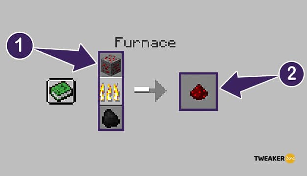 Craft a Redstone in Minecraft