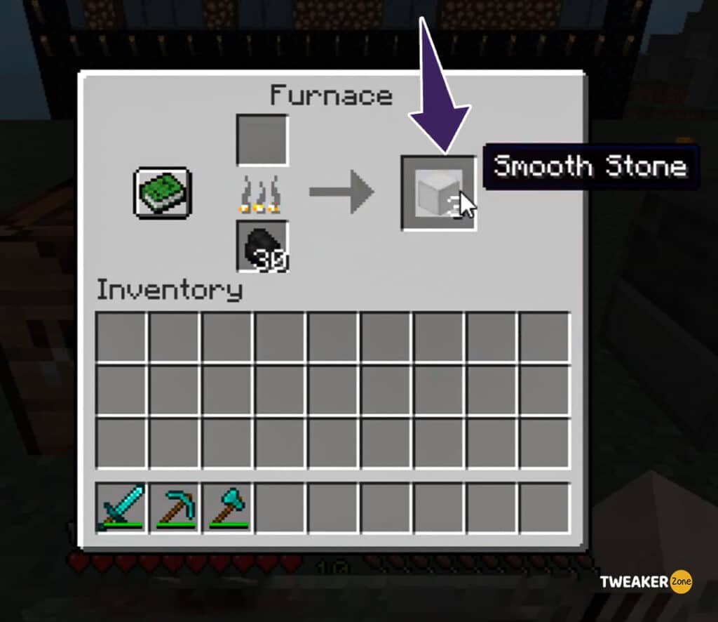 How to Make a Smooth Stone Slab in Minecraft
