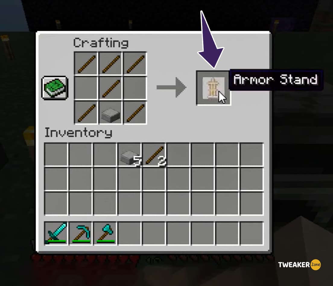 How To Make An Armor Stand In Minecraft Tweakerzone