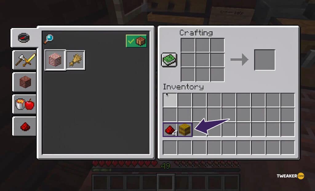 Materials Required to Make Target Block in Minecraft