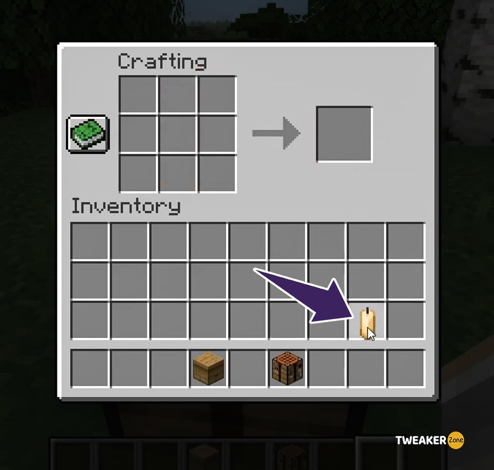 Move the Candle to Your Inventory