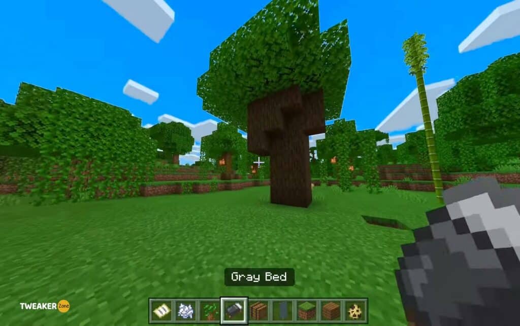 Dark Oak tree in minecraft