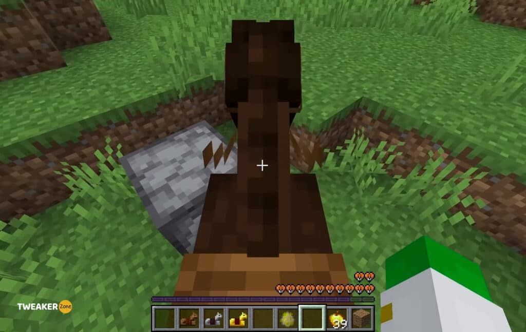 Riding Horse in Minecraft