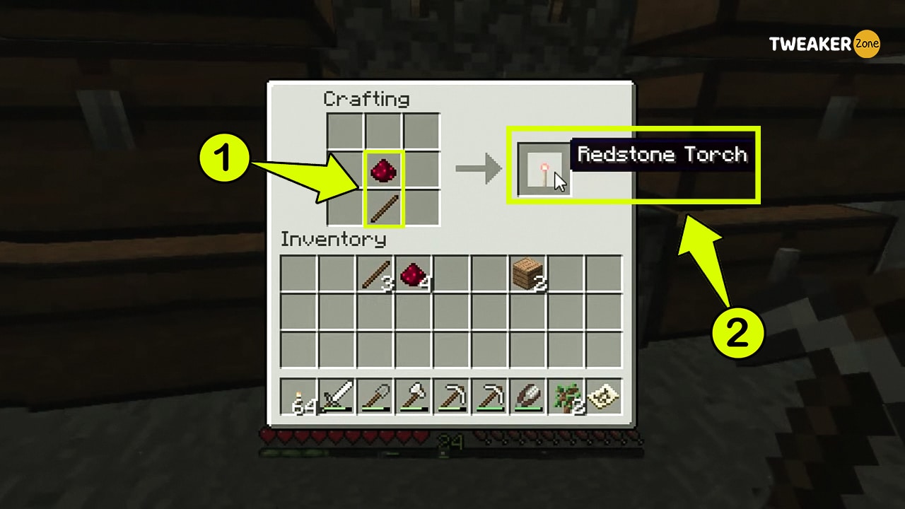 How To Make A Redstone Torch In Minecraft