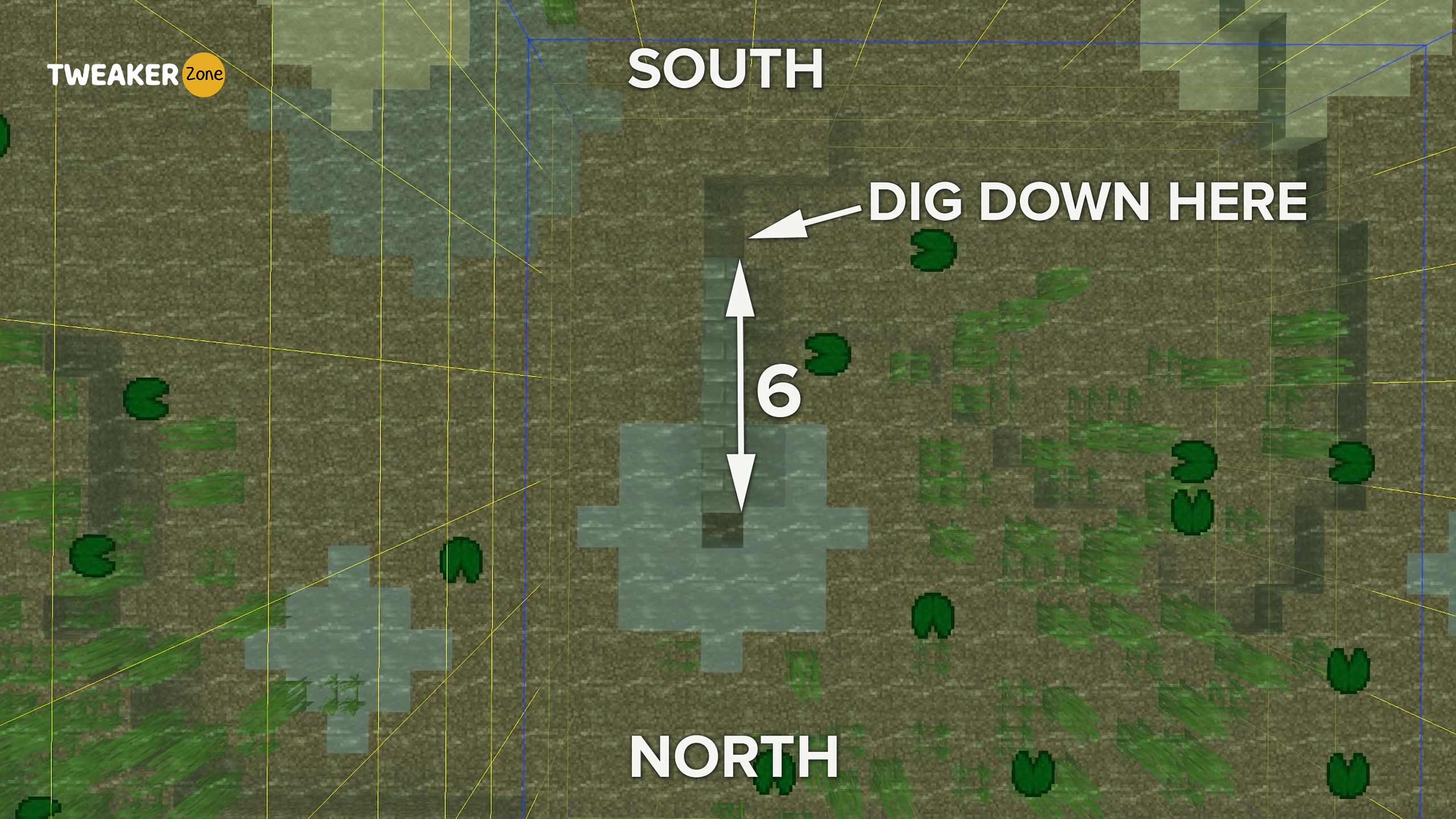 Locate The Mining Spot to dig diamonds
