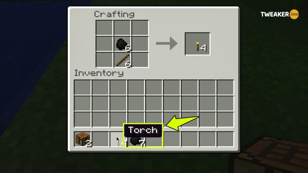 Torch into inventory